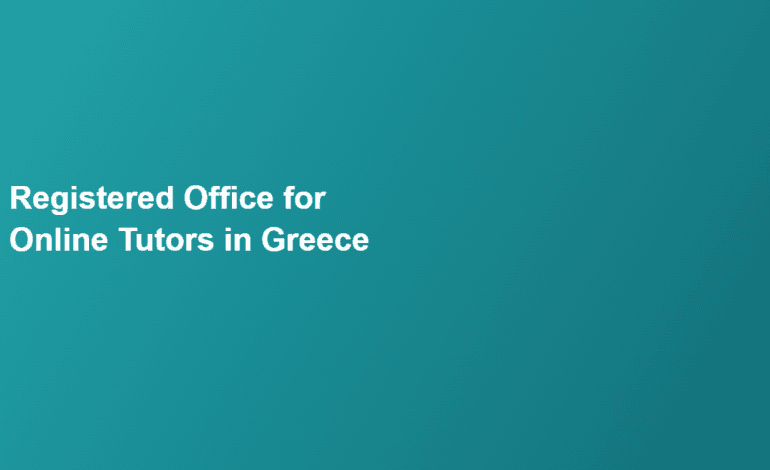registered office for online tutors in Greece - OfficeBooking.gr 2026 guide